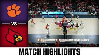 Clemson vs. Louisville Match Highlights | 2024 ACC Volleyball