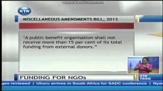 Government proposes to limit foreign funding for NGOs