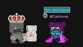 Banning duplicated Crown! ft: @akrius and @caitriona | Growtopia