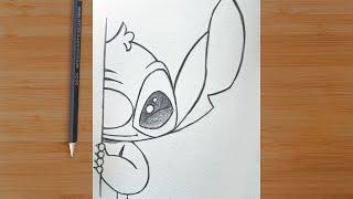 Dibujos Fáciles  - Cómo Dibujar a Stitch  de Lilo & Stitch Paso a Paso