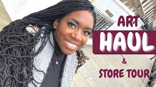 Art Haul 2022 | Art store tour | London graphic centre haul and tour