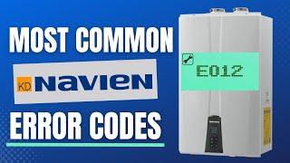 Most Common Navien Tankless Water Heater Error Codes and How to Fix Them