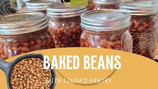 Home Canning Baked Beans ~Pressure Canning~ With Linda's Pantry