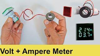 Digital Volt Meter and Ampere (Amp) meter for home use | Voltage+Current Meter unboxing review