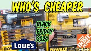 who has the best Black Friday deals Home depot or Lowes and best power tools sales