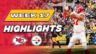 Kansas City Chiefs vs Pittsburgh Steelers Game Highlights | NFL 2024 Season - Week 17