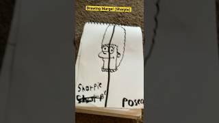 Drawing Marge! | Sharpie | #whattodraw #art #ratethings #marge #margesimpson #subscribe #foryou #fyp