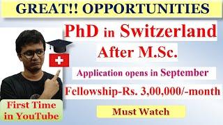 How to get PhD Admission in Switzerland Universities || Best lecture on this topic