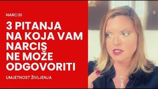 3 pitanja na koja NARCIS NE MOŽE ODGOVORITI #narcisi #manipulatori #umjetnostživljenja #našisujači