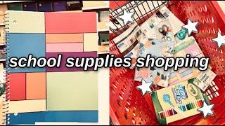 back to school supply shopping 2020 *high school supplies essentials* VLOG