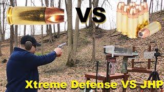 Are Xtreme Defense Bullets Better than Jacketed Hollow Points? JHP VS Xtreme Defense Ballistic Test