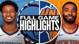 Game Recap: Knicks 143, Grizzlies 106