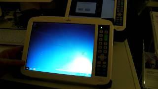 Fujitsu TeamPad 700 with Windows 8 DP (Fujitsu Forum 2011) presented by Peter Briscall