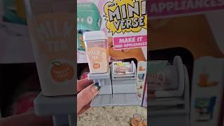 Miniverse Appliances Peach Boba!! #boba #miniverse #miniature #miniversemakeitminifood