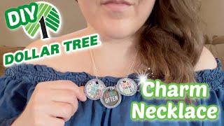 *DOLLAR TREE DIY* Charm Necklace!!! | Easy & Fun Necklace DIY | Dollar Tree DIY!!!