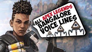 All Apex Legends Bangalore Voice Lines (Apex Legends Voice Lines)