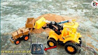 how to working rc JCB toy and rc tractor homemade | Mr dev Creator