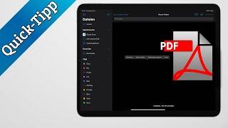 Dokument scannen & PDF erstellen | iPad Tipps