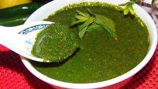 Coriander Mint Chutney by Lively Cooking