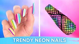 NEW Neon Nail Art Designs | Summer Nails ️