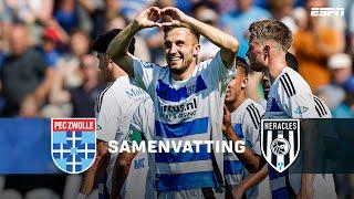 DYLAN en DYLAN maken hun EERSTE GOAL voor PEC ️ | Samenvatting PEC Zwolle - Heracles Almelo