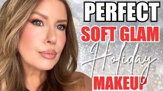 Soft Glam Holiday Makeup Tutorial For Mature Women(using affordable products!) | Risa Does Makeup