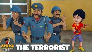 The Terrorist | शिवा | Full Super Episode 56 | Funny Action Cartoon | Shiva TV Show 2024 Hindi