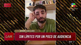  POLÉMICA y DISCULPAS: Eial Moldavsky SE ARREPINTIÓ de sus presuntos dichos sobre LALI ESPÓSITO