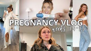 Pregnancy Vlog Wk 14-15 | Genetic Testing Results & Telling Friends... The 2nd Trimester!