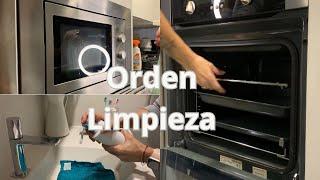 Pequeñas tareas para un hogar ordenado. Limpieza de horno y microondas 🫧⭐️#cuidatuhogar