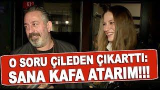 İlk kez yan yana açıklama yapan Cem Yılmaz ve Serenay Sarıkaya'yı kızdıran soru!