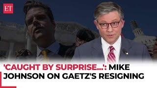 GOP House Leader nominee Mike Johnson: 'Caught by surprise' on Matt Gaetz resigning from Congress