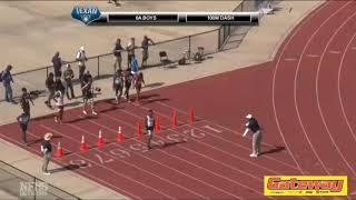 NEW WORLD RECORD at 9.98 seconds to #1 runner in the US 100M Strake Jesuit -  Matthew Boling