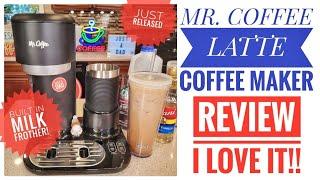 Mr Coffee Latte 4 in 1 Iced and Hot Single Serve Coffee Maker Milk Frother REVIEW    I LOVE IT!!!!