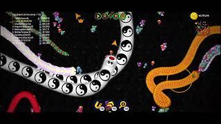 Worms Zone io Biggest Snake New Record 2024| Saamp Wala Game oggy jack #saamp