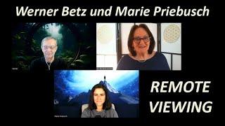 REMOTE VIEWING / FERNWAHRNEHMUNG - Werner Betz und Marie Priebusch bei Michelle Haintz