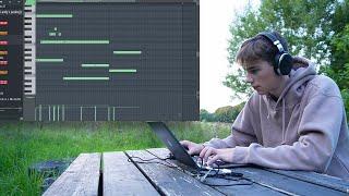 Making an EMOTIONAL Beat From Scratch Outside In Nature | FL Studio Cookup