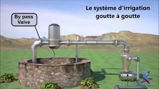 Système d'irrigation goutte à goutte et laser (video demo)