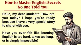 How To Master English The Secrets No One Told You | Improve Your English Skills | Simple English