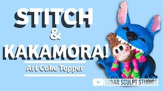 Stitch & Kakamora! | Art Cake Topper