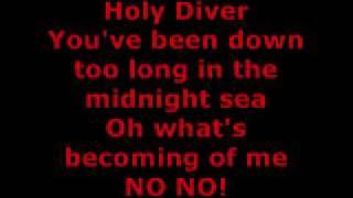 DIO - HOLY DIVER LYRICS