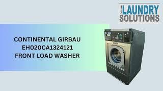 ContinentalGirbau Front Load Washer EH020CA1324121 20LB, 120V 60Hz 1PH, Serial # 1432493A08