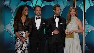 The Cast of Suits Present Best Drama Series I 81st Annual Golden Globes