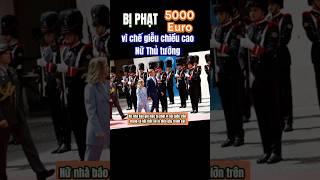 Bị phạt 5.000 Euro vì chế giễu chiều cao nữ Thủ tướng #trending #viralvideo