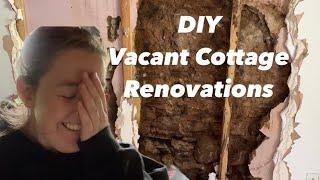 Cottage Homestead DIY: Restoring Stone Walls and Renovating My Abandoned Bedroom  Ep. 78