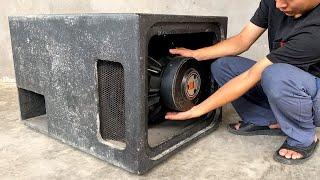 Restoration and upgrade  subwoofer 1500W // The ultimate active subwoofer design