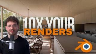 How to INSTANTLY 10X your blender renders