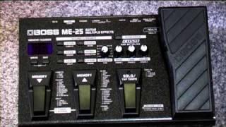 Boss ME-25 Guitar Multi Fx Demo - In Store at PMT