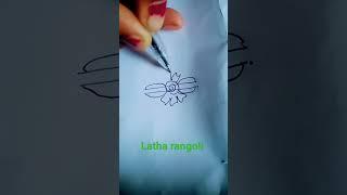 easy rangoli simple design chenna muggu newrangoli easy kolam