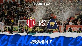 3 puntos para los Rayos | Resumen Necaxa vs Pumas | Liga BBVA MX | Clausura 2023